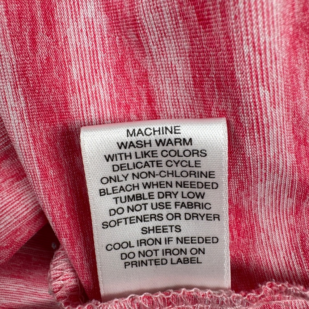 Roundtree & Yorke Polo Shirt Mens 2XB Pink Striped Performance Short Sleeve Golf - Picture 9 of 11